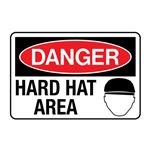 Danger Hard Hat Area Decal